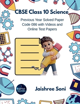 Paperback CBSE Class 10 Science Previous Year Solved Paper Code 086 with Videos and Online Test Papers Book