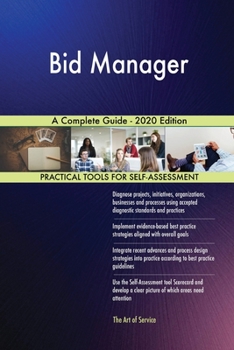 Paperback Bid Manager A Complete Guide - 2020 Edition Book