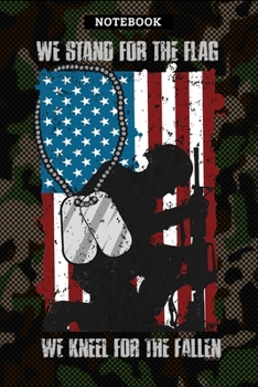 Notebook: US Army With Flag Design Military Blank Lined Journal, Army Soldier's Journal To Write In For Notes, Ideas, Diary, To-Do Lists, Notepad  - US Army Gifts For Soldier And Military Families