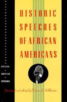 Library Binding Historic Speeches of African-Americans Book