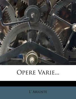 Paperback Opere Varie... [Italian] Book