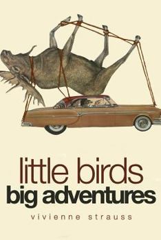 Paperback Little Birds Big Adventures: The Bird Collage Art of Vivienne Strauss Book