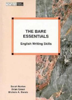 Paperback The Bare Essentials: English Writing Skills Book