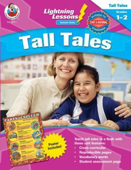 Paperback Tall Tales: Grades 1-2 [With Poster] Book