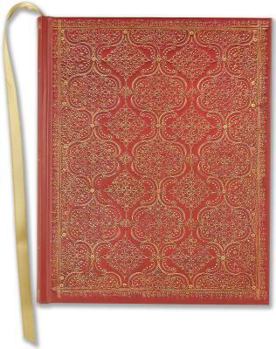 Hardcover Jrnl O/S Garnet Filigree Book
