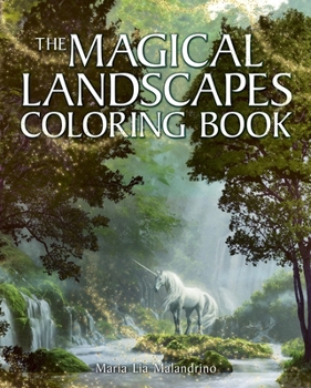 Paperback The Magical Landscapes Coloring Book