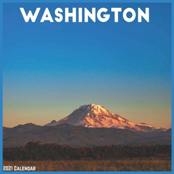 Paperback Washington 2021 Calendar: Official US State Wall Calendar 2021 Book