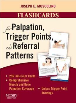 Cards Flashcards for Palpation, Trigger Points, and Referral Patterns Book