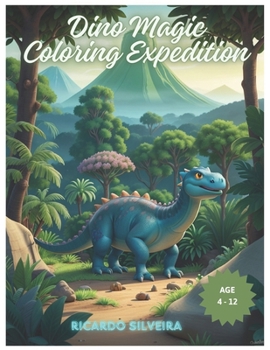Paperback Dino Magic Coloring Expedition Book