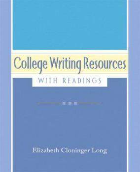 Paperback College Writing Resources with Readings Book