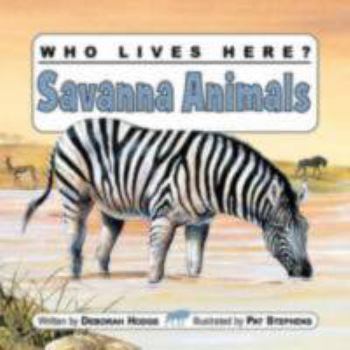 Hardcover Savanna Animals Book