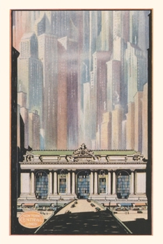 Paperback Vintage Journal Manhattan Skyscrapers and Grand Central Book