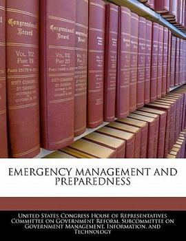 Paperback Emergency Management and Preparedness Book