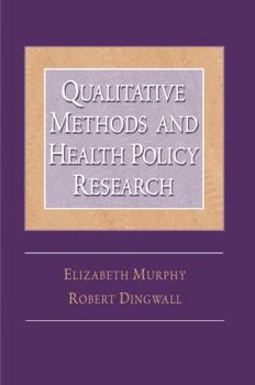 Paperback Qualitative Methods and Health Policy Research Book