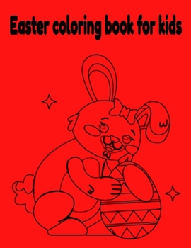 Paperback Easter coloring book for kids Book