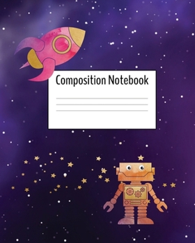 Paperback Composition Notebook: Space Journal Book