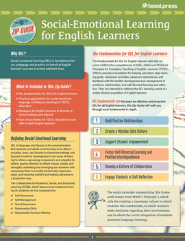 Paperback Tesol Zip Guide: Social-Emotional Learning for English Learners (Pack of 25) Book