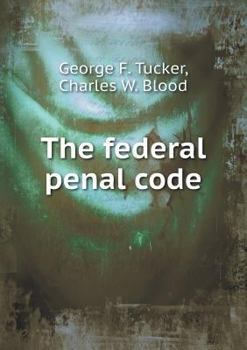 Paperback The federal penal code Book