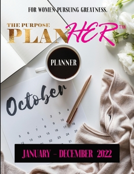 Paperback 2022 Purpose PlanHer Planner Book