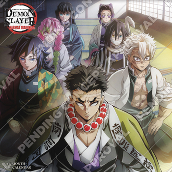 Calendar Demon Slayer: Kimetsu No Yaiba Wall Calendar Book