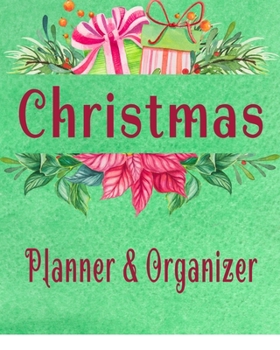 Paperback Christmas Planner & Organizer: Holiday Party Planner & Festivities Organizer - 8x10 - 100 Pages Book