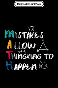 Composition Notebook: Funny Math Science Gift Student Men Women Teacher Boy  Journal/Notebook Blank Lined Ruled 6x9 100 Pages