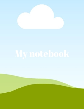 Paperback Notebook: Landscape Ruled Lined Pages Book (8,5 x 11) Book