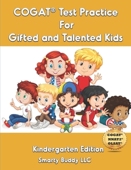 Paperback COGAT(R) Test Practice For Gifted and Talented Kids: Kindergarten Edition Book