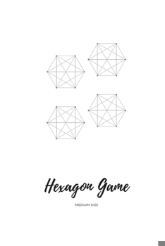 Paperback Hexagon Game: Medium Size Games Paper For Fun Kids And Adults 6x9, Nice Cover Glossy, 100 Templates Book