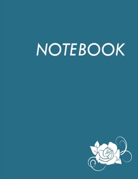 Paperback Notebook: Blue Notebook - Large (8.5 x 11 inches) - 120 Pages Sketching, Drawing, Painting, Writing or Doodling: Blue Notebook Book