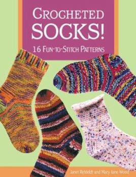 Paperback Crocheted Socks!: 16 Fun-To-Stitch Patterns Book