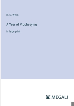 Paperback A Year of Prophesying: in large print Book