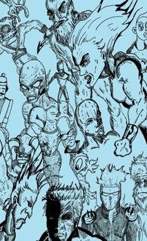 Hardcover Post-Apocalyptic Society Sketchbook - Blue Book
