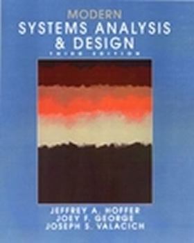 Hardcover Modern Systems Analysis and Design (3rd Edition) Book