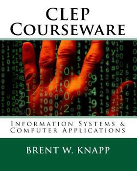 Paperback CLEP Courseware: Information Systems & Computer Applications Book