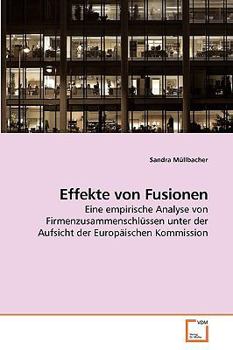Paperback Effekte von Fusionen [German] Book