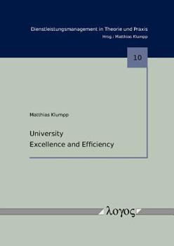 Paperback University Excellence and Efficiency Book