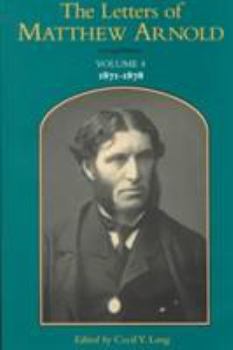 Hardcover The Letters of Matthew Arnold: Volume 5 Book