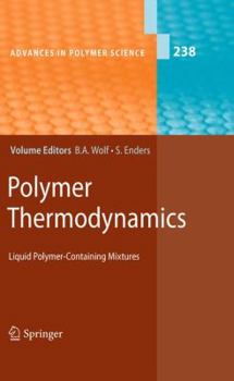 Hardcover Polymer Thermodynamics: Liquid Polymer-Containing Mixtures Book