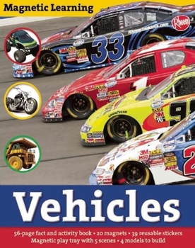 Hardcover Magnetic Learning: Vehicles Book