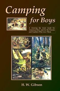 Camping For Boys (Large Print Edition)