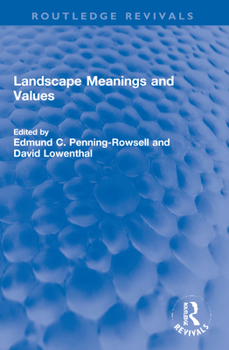 Paperback Landscape Meanings and Values Book