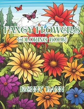 Paperback Fancy Flowers: Coloring Book