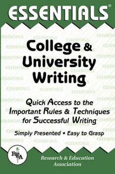 Paperback College and University Writing Essentials Book