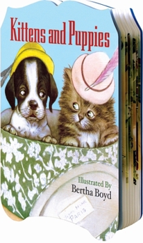 Paperback Kittens and Puppies Shape Book