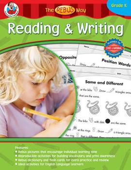 Paperback Reading & Writing, Grade K (The Rebus Way) Book