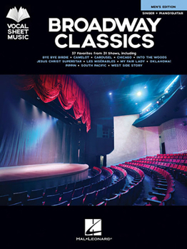 Paperback Broadway Classics - Men's Edition: Singer + Piano/Guitar Book