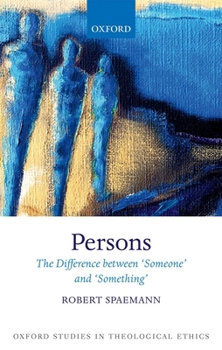 Paperback Persons: The Difference Between `Someone' and `Something' Book