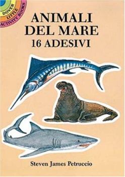 Paperback Animali del Mare: 16 Adesivi Book