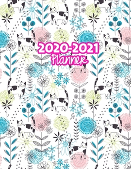 2020-2021 Planner: Two Year Calendar Organizer and Goal Journal | January 2020 - December 2021 Daily, Weekly and Monthly Planner Book with Back Sticker Expression Wall for 2 Years | Design Code 199967